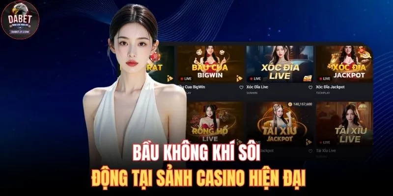 Home 21 Bầu không khí sôi động tại sảnh casino hiện đại